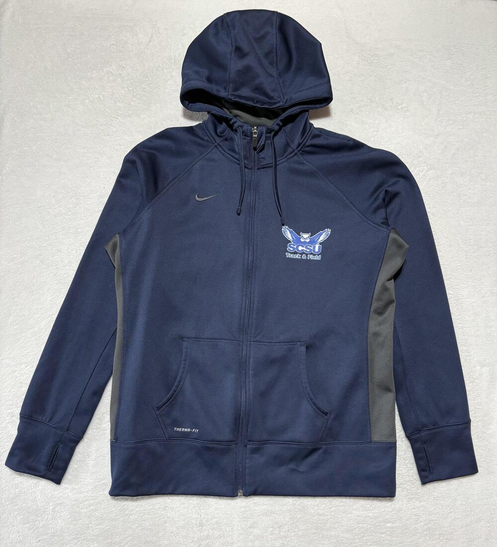 Southern Connecticut State Owls Hoodie Womens XL Track & Field Therma-Fit Nike